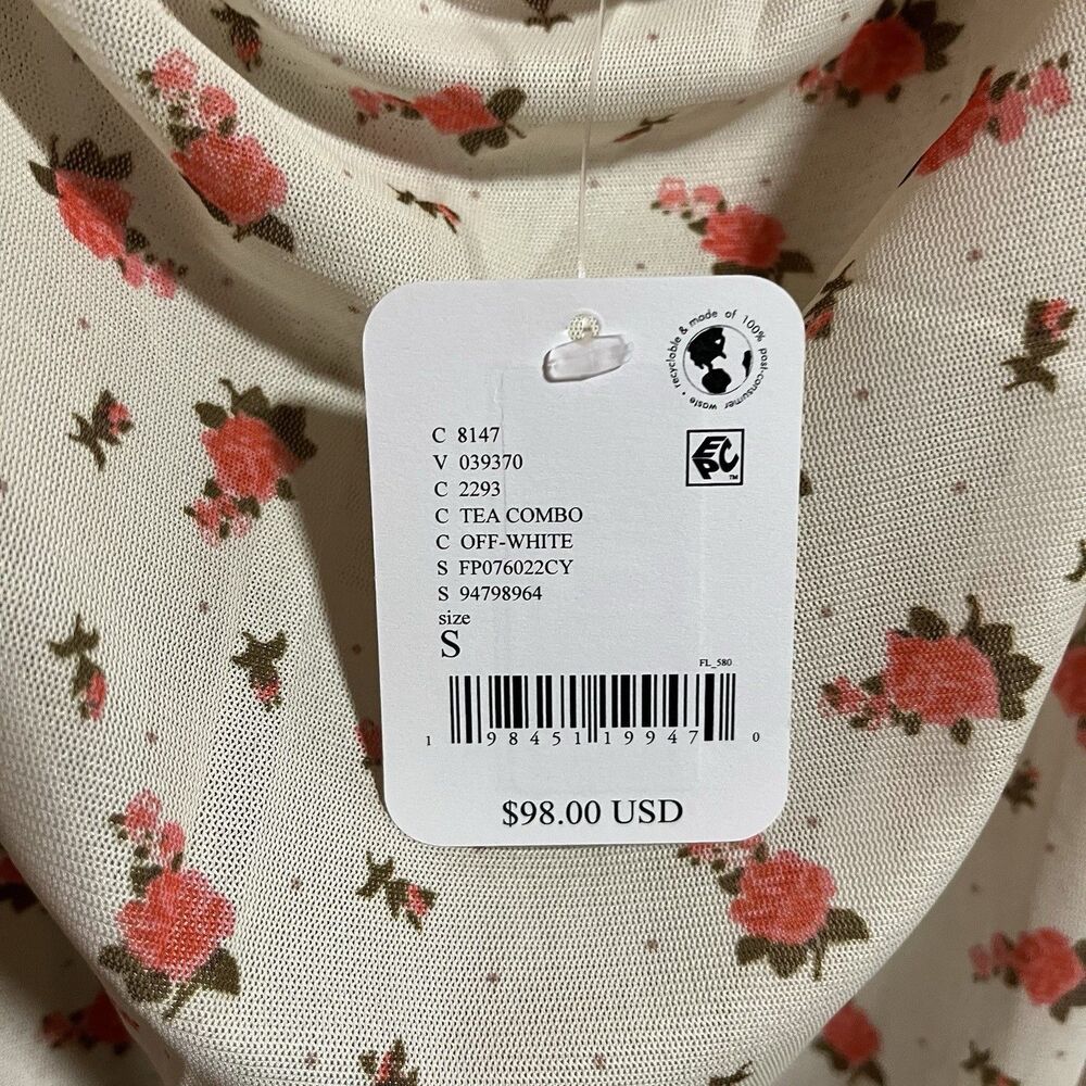NWT Free People Suddenly Fine Maxi Slip Dress Women’s Small Red - Picture 5 of 8